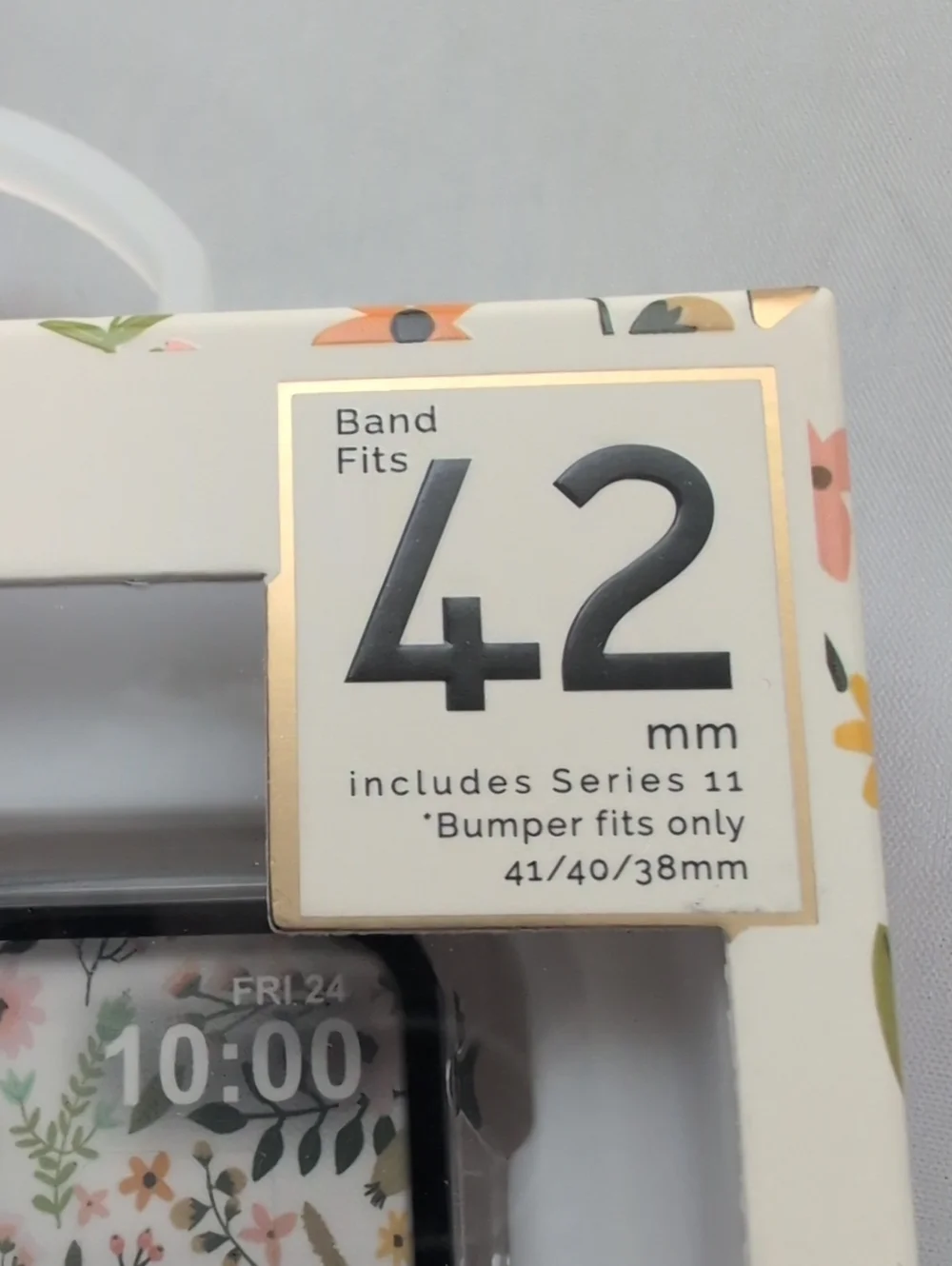 Mia Charro Apple Watch Band & Bumper Set Floral Print